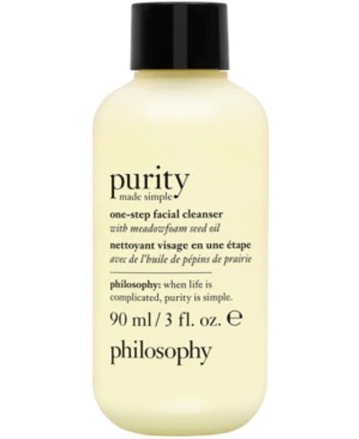 Shop Philosophy Purity Made Simple One-step Facial Cleanser, 3 Oz. In No Color