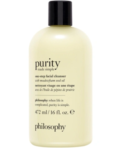 Shop Philosophy Purity Made Simple One-step Facial Cleanser, 16 Oz. In No Color