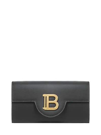 Shop Balmain Paris Wallet In Black