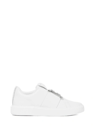 Shop Balmain Paris B-court Sneakers In White