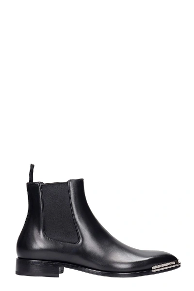 Shop Givenchy Classic Chelsea Ankle Boots In Black Leather
