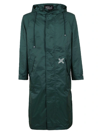 Shop Kenzo Scooter Parka In Green