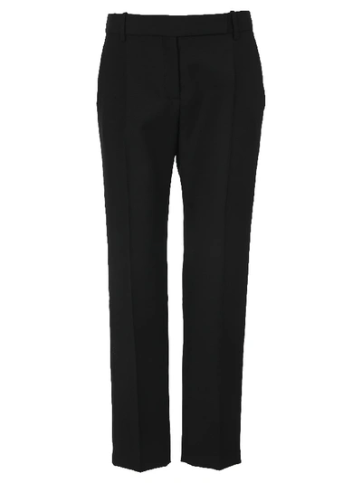 Shop Valentino Tailored Trousers In Black