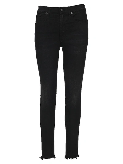 Shop R13 High Rise Jeans In Black