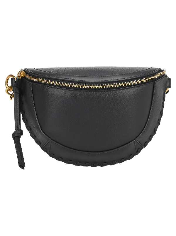 Isabel Marant Skano Leather Belt Bag In Black | ModeSens