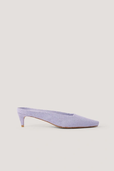 Shop Mango Sumire Shoes - Purple In Pastel Purple