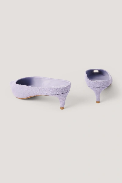 Shop Mango Sumire Shoes - Purple In Pastel Purple