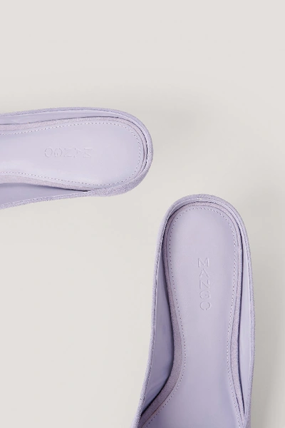 Shop Mango Sumire Shoes - Purple In Pastel Purple