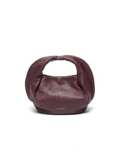 Shop Danse Lente Lola Unstructured Top Handle Leather Bag In Purple