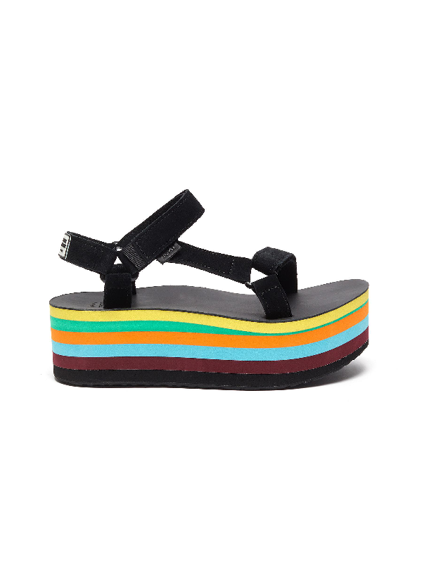 teva platform sandals dupe