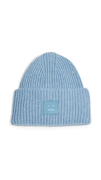 Shop Acne Studios Pansy N Face Hat In Mineral Blue