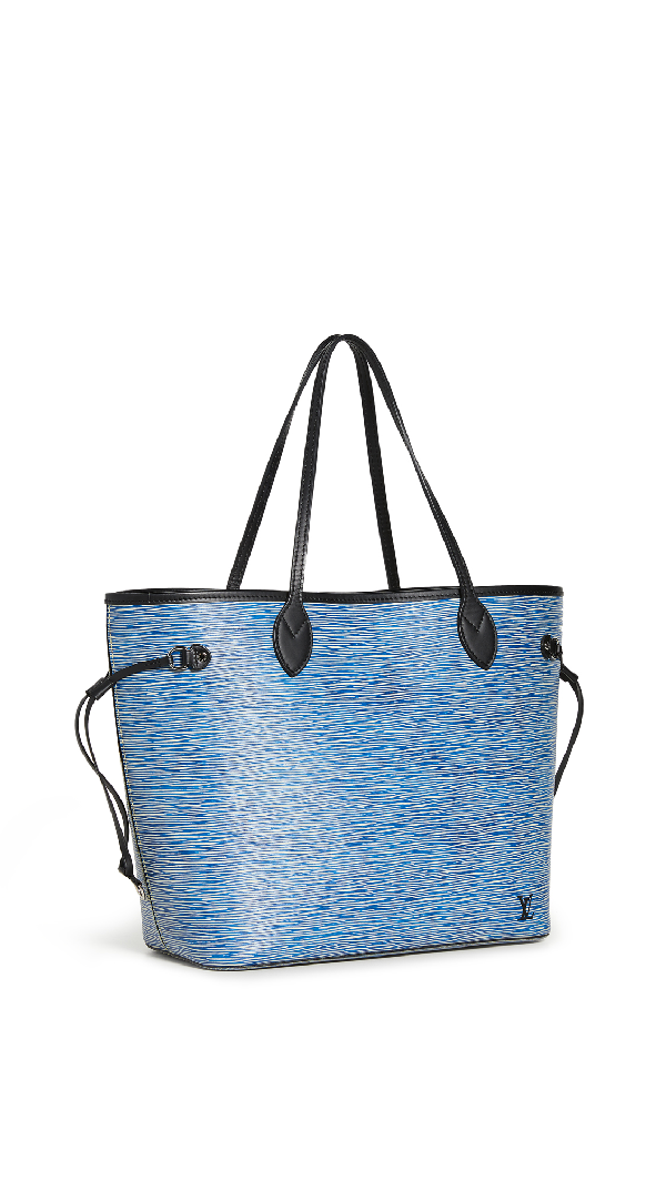 Shopbop Archive Louis Vuitton Neverfull Denim Bag In Blue | ModeSens