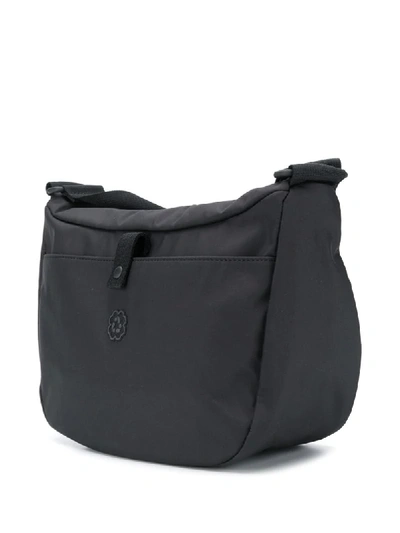 Shop Ganni Baguette-inspired Shoulder Bag In Black