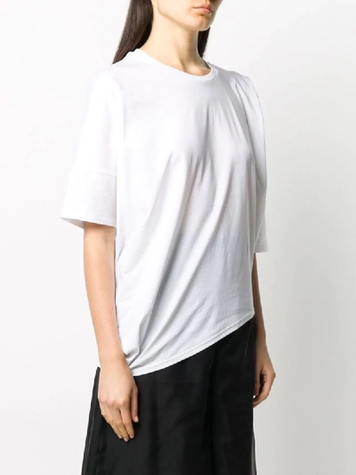 Shop Enföld Oversized Asymmetrical T-shirt In White