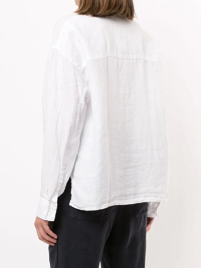 Shop James Perse Boxy Fit Shirt In White
