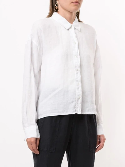 Shop James Perse Boxy Fit Shirt In White