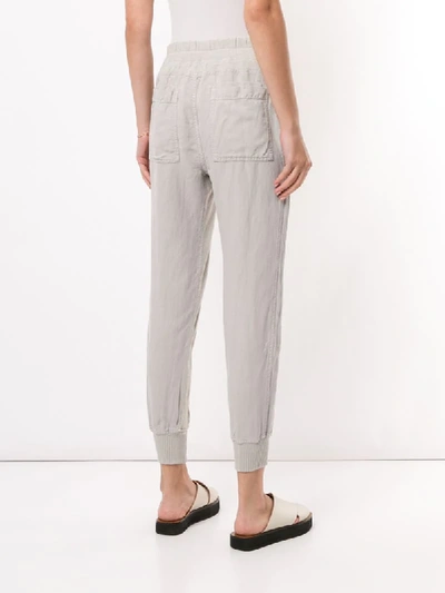 Shop James Perse Relaxed Fit Trousers In Silver