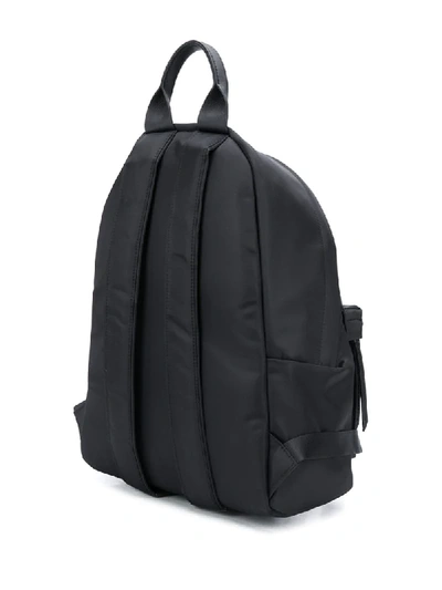 Shop Palm Angels Logo-print Backpack In Black