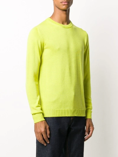 Shop Roberto Collina Fine Knit Crewneck Jumper In Green