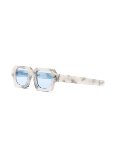 Shop A-cold-wall* X Rsf Caro Marble Sunglasses In Grey