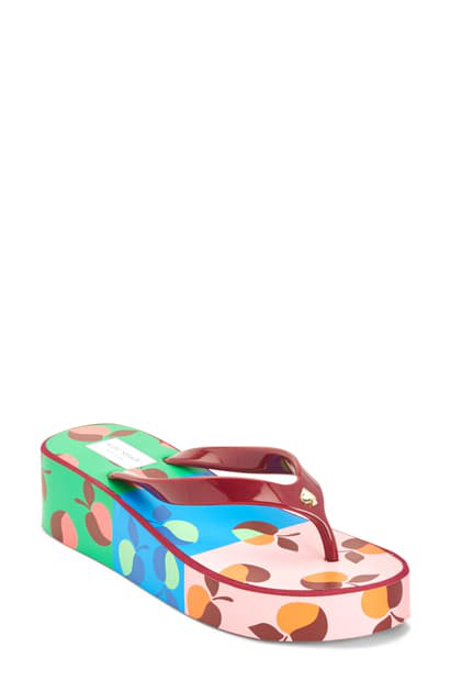 kate spade wedge flip flops
