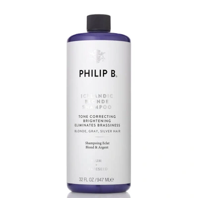 Shop Philip B Icelandic Blonde Shampoo 32 Fl Oz/947ml
