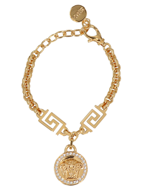 Versace Medusa Bracelet In Gold | ModeSens