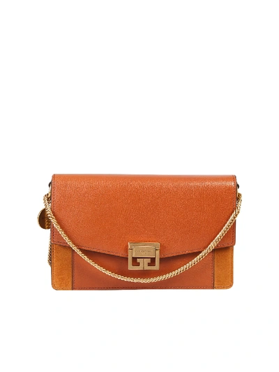 Shop Givenchy Gv3 Mini Bag In Brown