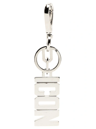Shop Dsquared2 Icon Keyring In Silver