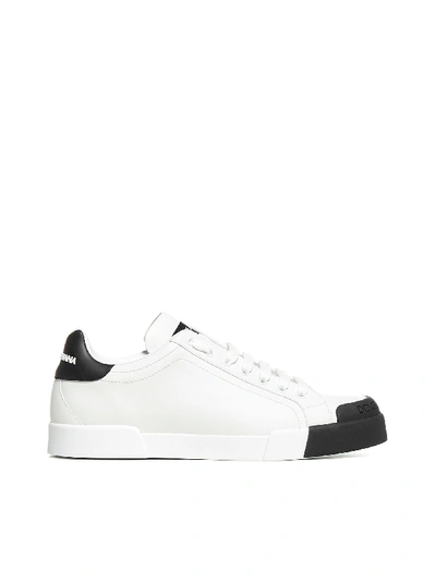 Shop Dolce & Gabbana Sneakers In Bianco Nero