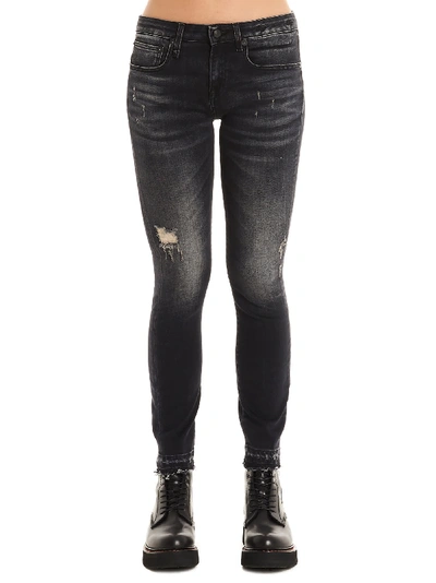 Shop R13 Alison Jeans In Black