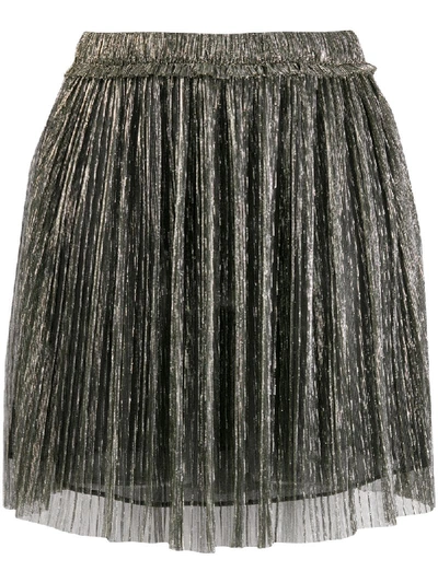 Shop Isabel Marant Étoile Benedicte Mini Skirt In Silver