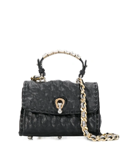 Shop Ermanno Scervino Mini Faubourg Bag In Black