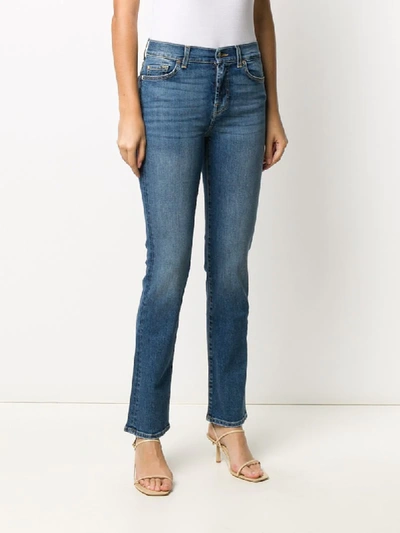 Shop 7 For All Mankind The Straight Soho Light Jeans In Blue