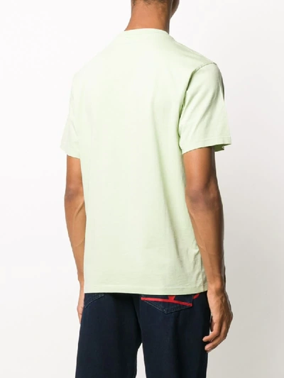 Shop Kenzo Logo-print Cotton T-shirt In Green