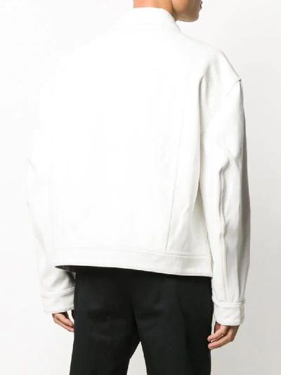 Shop Acne Studios Boxy-fit Jacket In White