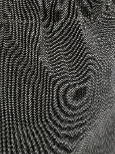 Shop Brunello Cucinelli Metal Embellished Contrast Backpack In Grey
