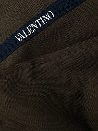 Valentino Slim-fit Tailored Trousers In Green
