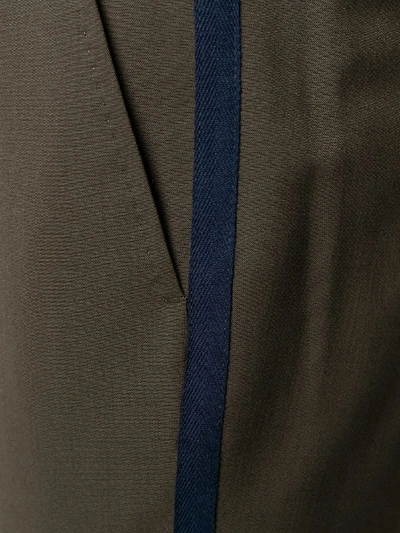 Valentino Slim-fit Tailored Trousers In Green