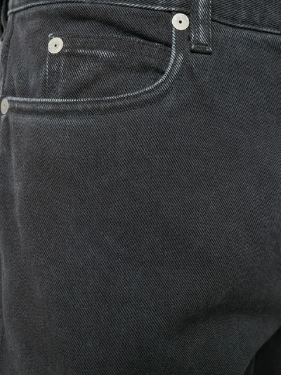 Shop Maison Margiela Straight-leg Jeans In Black