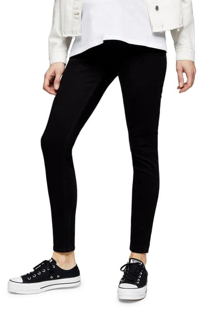 Shop Topshop Jamie Under The Bump Maternity Jeans In Black