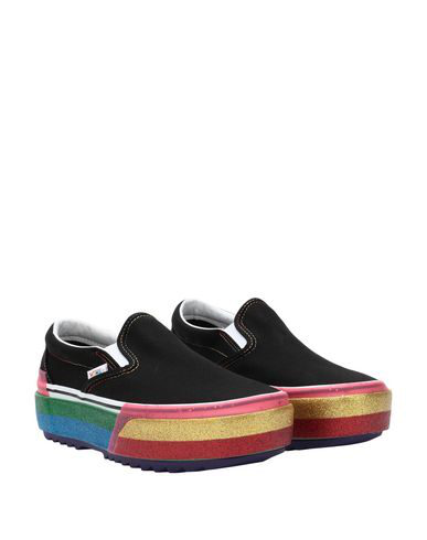 vans stacked glitter