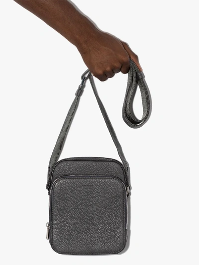 Shop Hugo Crosstown Messenger Bag In Grey