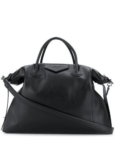 Shop Givenchy Antigona Large Tote Bag In Black