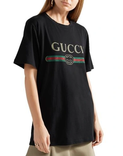 Shop Gucci T-shirt In Black