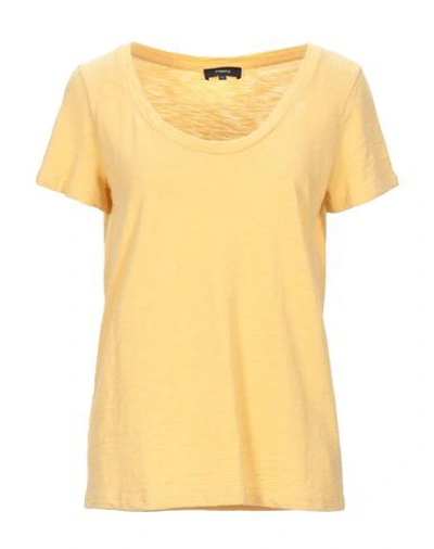 Shop Theory T-shirts In Yellow