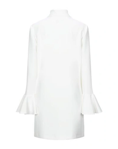 Shop Atos Lombardini Woman Mini Dress White Size 6 Polyamide, Elastane