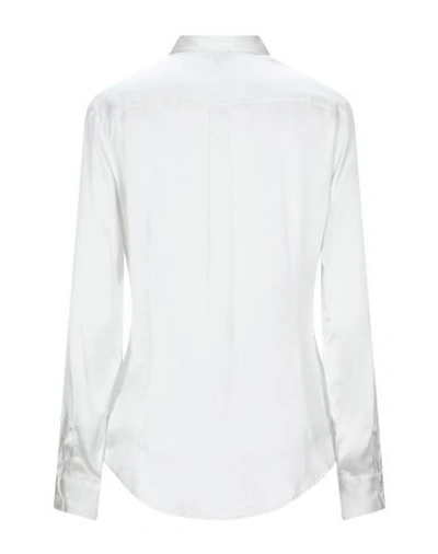 Shop Her Shirt Solid Color Shirts & Blouses In White