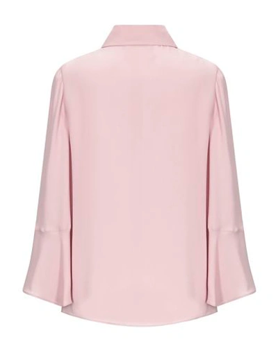 Shop Valentino Silk Shirts & Blouses In Pink
