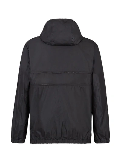 Shop Fendi K-way Bags Bugs Eyes Jacket In Black